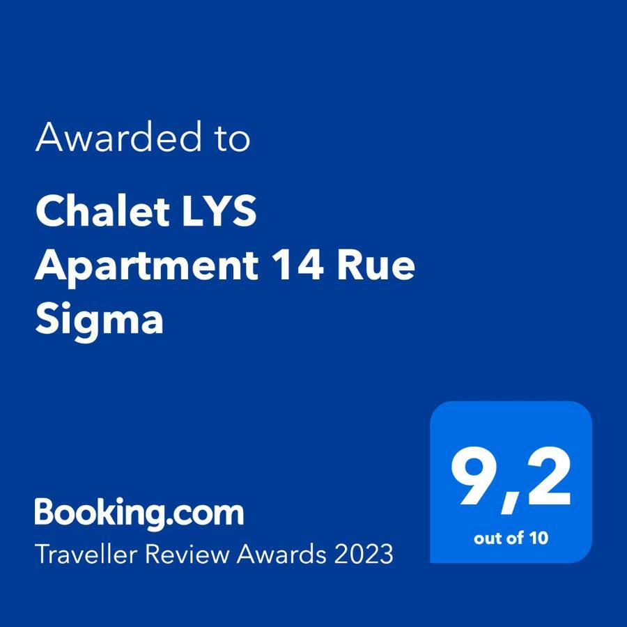 צ'מפאוסין Chalet Lys Apartment 14 Rue Sigma מראה חיצוני תמונה